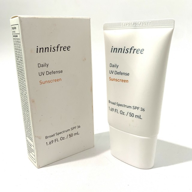 Innisfree Daily UV Defense Face Sunscreen SPF 36 1.69 Oz Authentic for