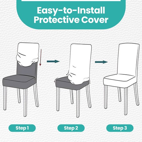 Terciopelo Silla Fundas Elástico Comedor Asiento Fundas para Hogar Boda Banquete - Imagen 21 de 85