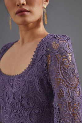 maeve lace detail mini dress NWT Anthropologie Maeve Embroidered Lace Mini Dress Size 0 Black