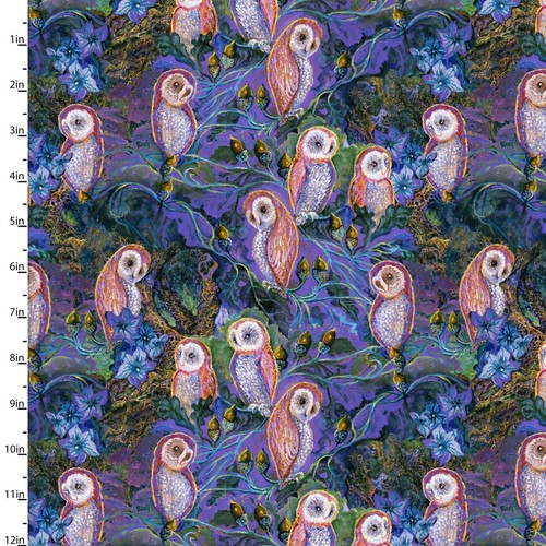 Cotton Fabric Animal Bird Butterfly Bee FAT QUARTERS Quilt Material Craft Sewing - Picture 21 of 26