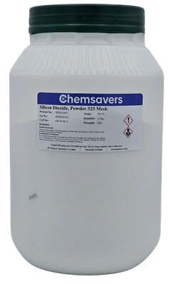 Silicon Dioxide, Powder -325 mesh, 99+%, 2500g