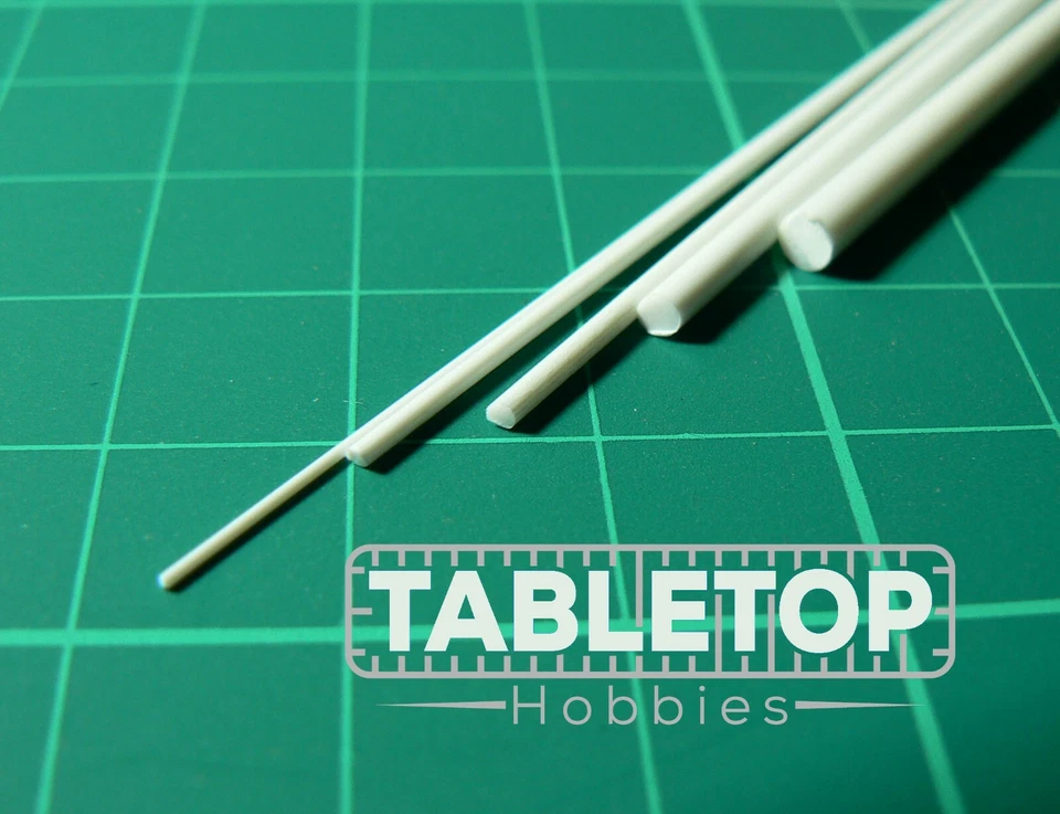 Plastic Round Rod Bar ABS Styrene Modelling 0.5 to 10.0 mm Diameter Multilisting - Image 3 of 4