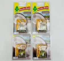 4 x Stück Original Wunderbaum 461214 Duftflakon Coconut Lufterfrischer Autoduft 4 x Stück Original Wunderbaum 461214 Duftflakon Coconut Lufterfrischer Autoduft