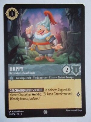 Disney Lorcana Karte Himmelsleuchten 191/204 HAPPY