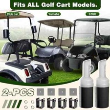 Golf Cart Sand Bottle with Holder, Universal No Drilling Sand Black-2 Pack