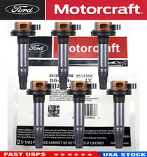 6pcs GENUINE Motorcraft Ignition Coil OEM DG-549 For Ford F150 3.5L BL3Z-12029-C