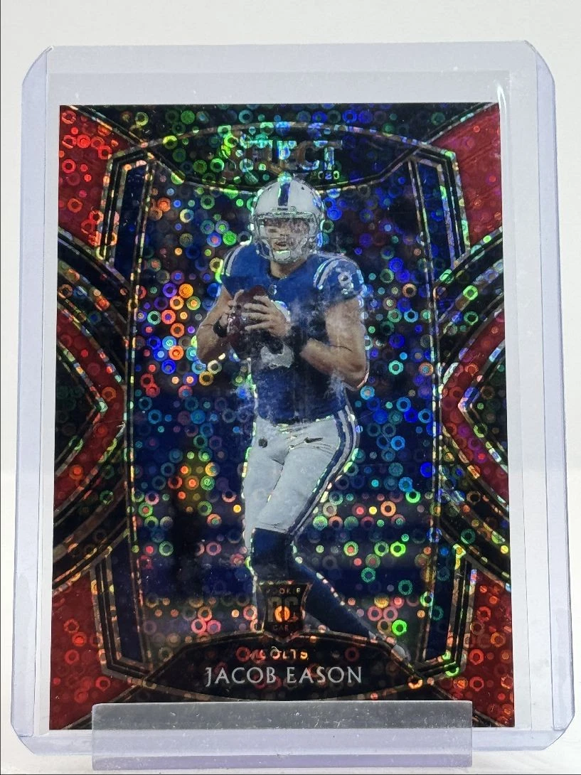 JACOB EASON 2020 SELECT CLUB LEVEL ROOKIE RED DISCO COLTS RC /49 Q2045