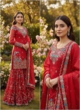 Designer Indian Pakistani Salwar Kameez Bollywood Dress Party Wear Suit wedding