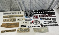 Lot Of 23 Newnos Car Truck Emblem Decal Badge Sticker Gm Ford Chevy Dodge