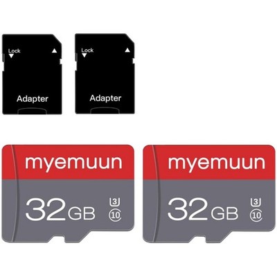 Speicherkarten 32GB 2er Pack UHS I Class 10 SD Adapter für Kamera Smartphone