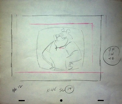 Loopy De Loop 1963 JERRY EISENBERG Hand-Drawn Production Pencil Layout