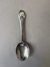 Vintage Gerber  s Baby Silverplate Baby Spoon Infant Child Figural Flatware 4  