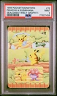 PSA 9 - Pikachu and Gloom (Kusaihana) #12 Sealdass Fancy Graffiti 1998 Pocket Mo