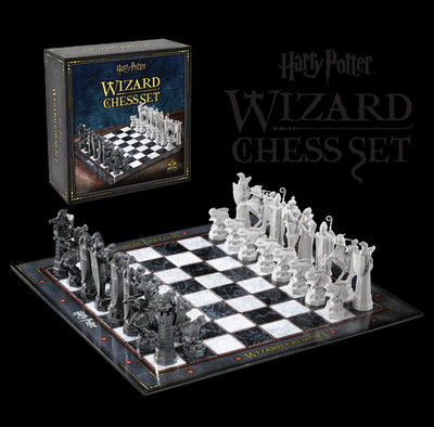 The Noble Collection - Harry Potter Wizard s Chess Set   Offizielles Schachspiel