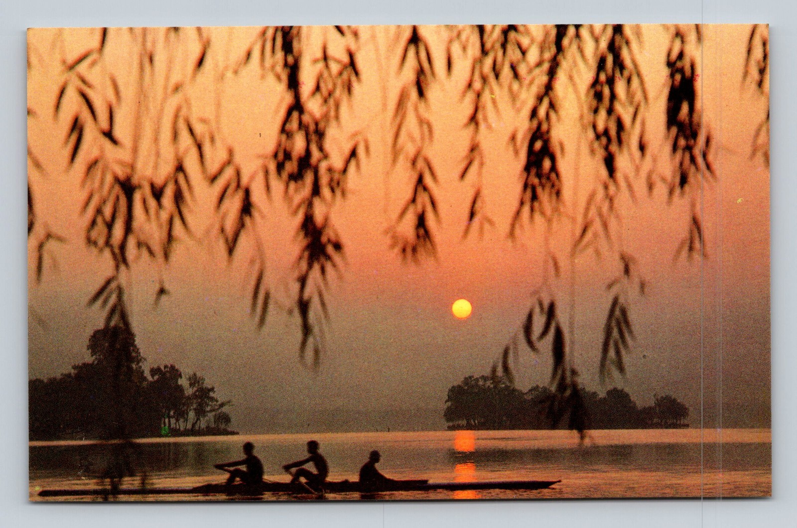 Vintage West Lake in The Morning Postcard by West Lake Press