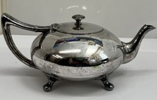 Antique Silver Plate Teapot Victorian or Edwardian Sheffield Civic Collectible