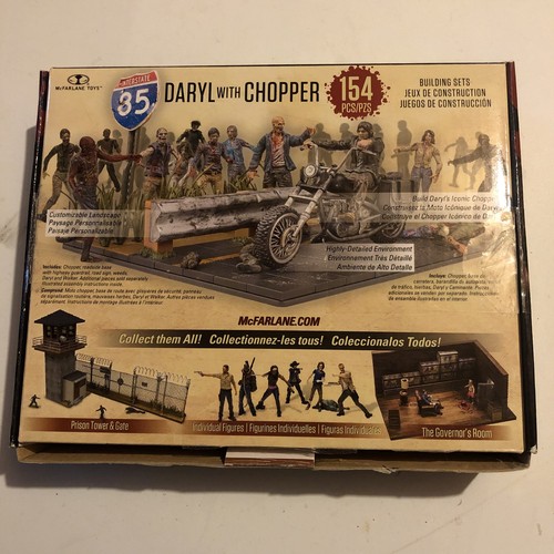 USED - McFarlane Toys The Walking Dead Daryl with Chopper ZOMBIE Building Set - Picture 6 of 6