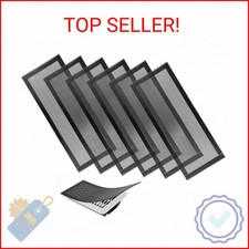 6 Pack Floor Vent Covers 4"x10" Magnetic - Air Vent Filters Mesh Screen Dust Fil