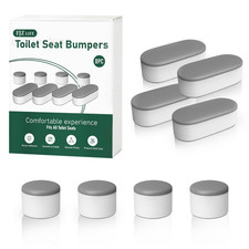 Toilet Seat Bumpers For Bidet And Lid Attachment Replacement,8 Pcs White