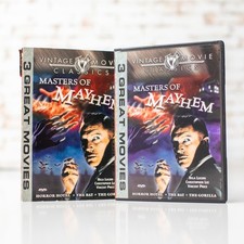 Masters of Mayhem DVD 3 2004 Classic Horror Movies Bela Lugosi Vincent Price Lee