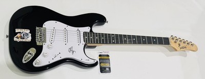 ERIC GALES SIGNED BLACK ELECTRIC GUITAR AUTOGRAPHED BLUES JSA COA