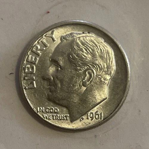 12 Roosevelt Dimes 1961 & 1959 Circulated & Uncirculated Silver Lot, 3 Denver