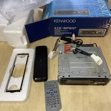 KENWOOD KDC-MP8017 STEREO  CD Receiver Untested In Box Remote Carry Case