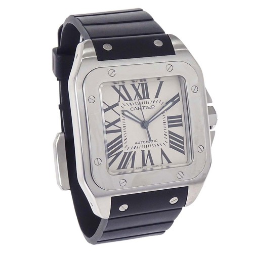 Cartier Santos 100 LM Ref.2856 Self-winding Watch SS 156074
