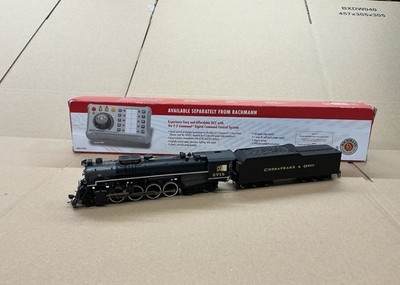 BACHMANN HO-SPUR DAMPFLOKOMOTIVE 2-8-4 BERKSHIRE C&O KANAWHA DCC SOUND!