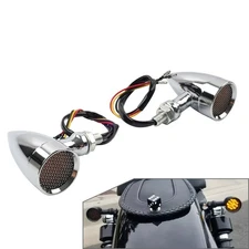 2X Motorcycle Turn Signals Light For Harley Super Glide FXD Dyna Low Rider FXDL