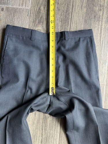 Traje de 2 piezas Evan Picone-Frederick & Nelson 36R-Pantalones (30x32) azul a rayas - Imagen 9 de 18