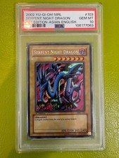 10 Evil Night Dragon MRL 103 Serpent Night Dragon Old Asia Version Secret Rar