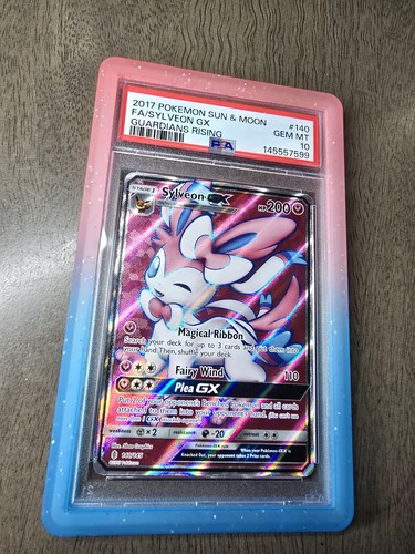 Sylveon GX (Full Art) 140/145 Sm-Guardians Rising Holo PSA 10 LOW POP