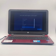 HP 15-F272WM 15inch Laptop N3540 4GB 500GB Red READ