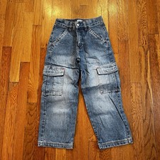 Levis Carpenter Jeans Boys Size 7 Adjustable Waist
