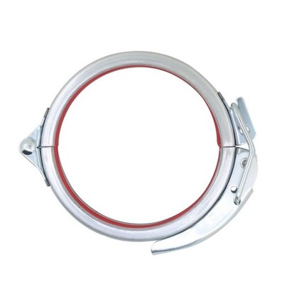 Rohrschelle für Industrierohre 80-300 mm verzinkt Schnellspanner Typ