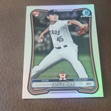 Bowman Chrome Red Rookie Tatsuya Imai Baseball Houston Astros Refractor #74