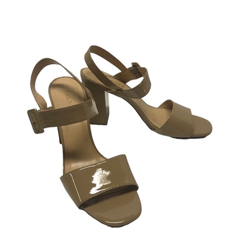 Talbots beige chunky heel thick strap sandals heels WOMEN’S SIZE 10 - Picture 11 of 11