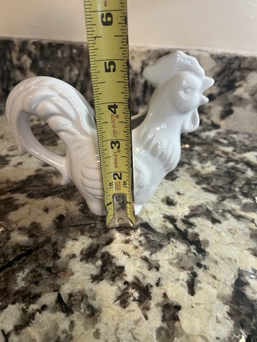 Vintage Home Essentials Weiß Keramik Hahn Milchkännchen/Sirup Krug Mikro/Geschirr sicher - Bild 8 von 9