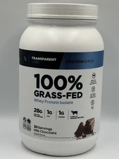 Transparent Labs 100 Grass-Fed Whey Protein Isolate 30 Servings - Milk Chocolate