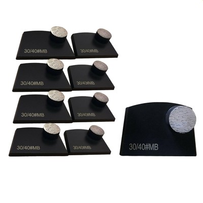 Diamond Grinding Round Button Lavina Edco Floor Concrete Grinder Grit 30/40 9Pcs