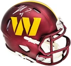 Jahan Dotson Signed Washington Commanders Maroon Speed Mini Helmet Beckett Wit