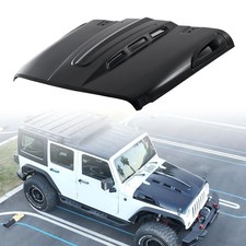 Dual Vented Steel Front Engine Hood Avenger Fit 2007-2018 Jeep Wrangler Jk Jku Dual Vented Steel Front Engine Hood Avenger Fit 2007-2018 Jeep Wrangler Jk Jku