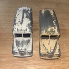 2 VINTAGE 1950'S DINKY TOYS 253 DAIMLER AMBULANCE TRUCK MODEL