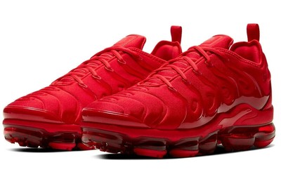 Nike Air VaporMax Plus Triple Red Mens CW6973-600 NEW Nike Air Vapormax Plus  main image 4
