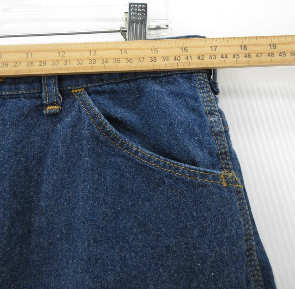 Pantalones de mezclilla sueltos vintage Big Ben para hombre 36X32 azul carpintero años 80 90 EE. UU.* Foto 3 de 4