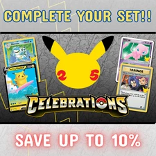 Pokémon Celebrations 25th Anniversary set Cards - Choose Your Card - Bulk Saving