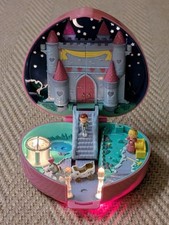 Vintage Polly Pocket 1992 - Starlight Castle with Dolls and horse - Bluebird Toy