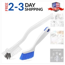 2 Pcs Cleaning Brush Small Scrub Brush for Cleaning Sink Scrub Brush with Han...