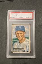 1951 Bowman - Whitey Ford #1 (RC) Rookie Yankees